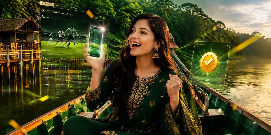 বান্দরবানে মোবাইলে ক্যাসিনো খেলছেন একজন বাংলাদেশি ব্যবহারকারী